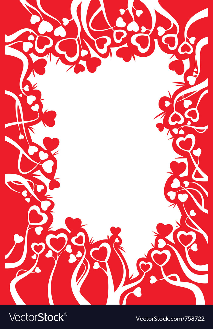 Valentine card decoration