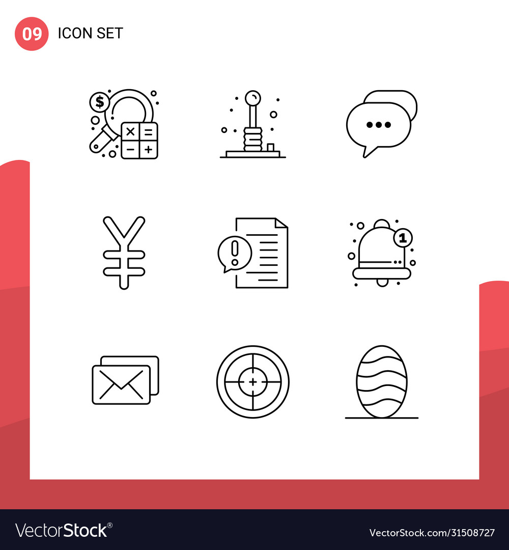 9 universal outlines set for web and mobile