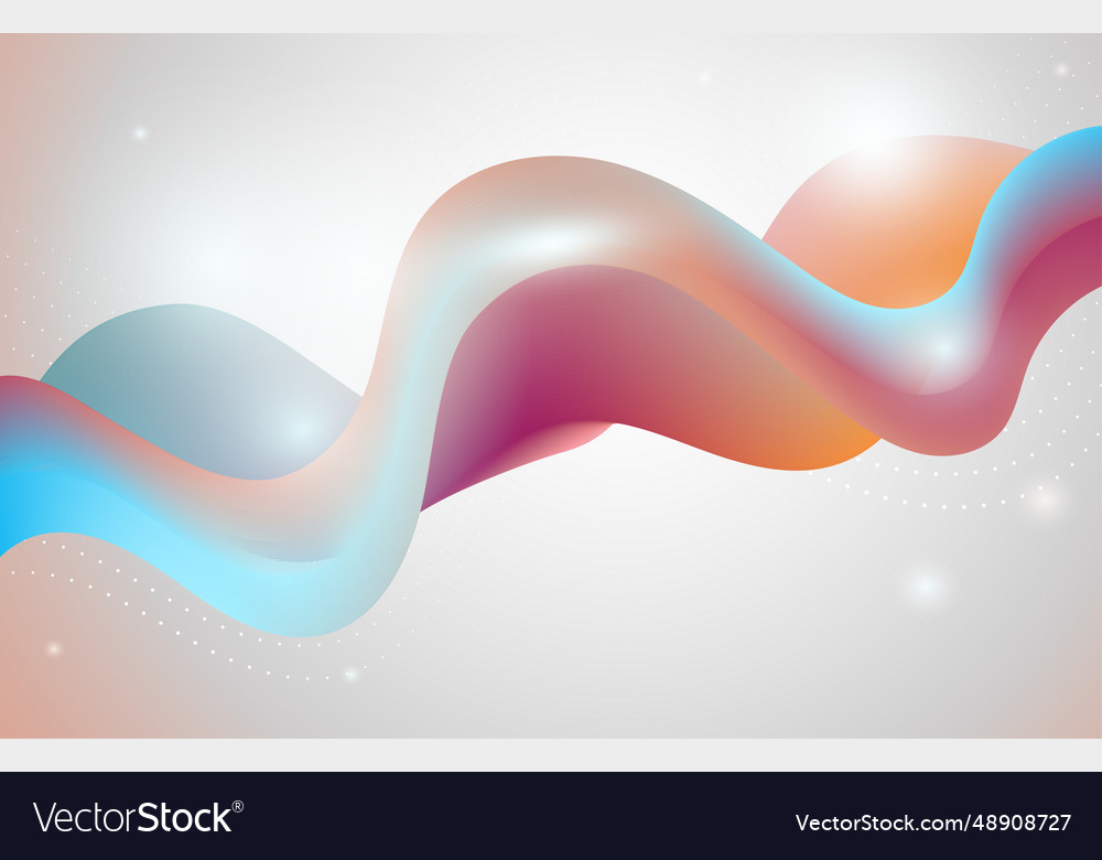 Abstract colorful background with line waves