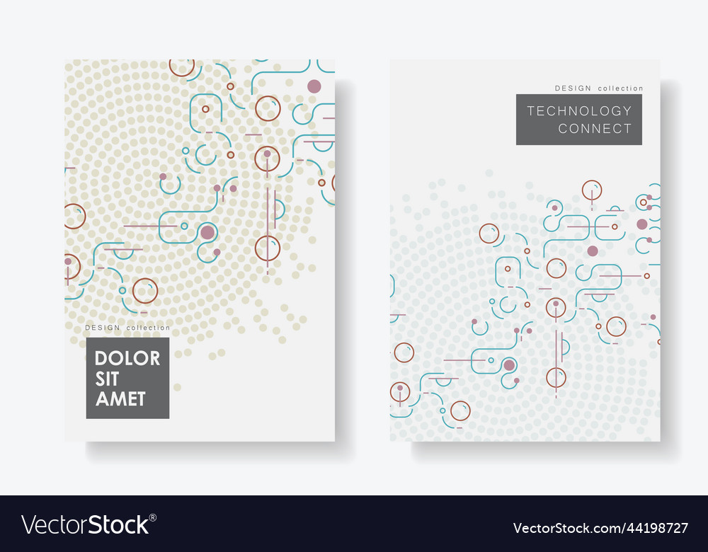 Background with curved lines network vector image Background with curved lines network