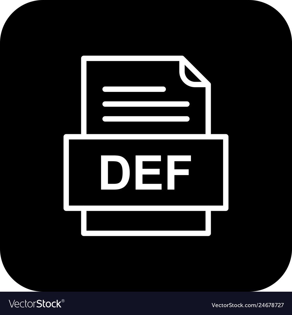 Def file document icon
