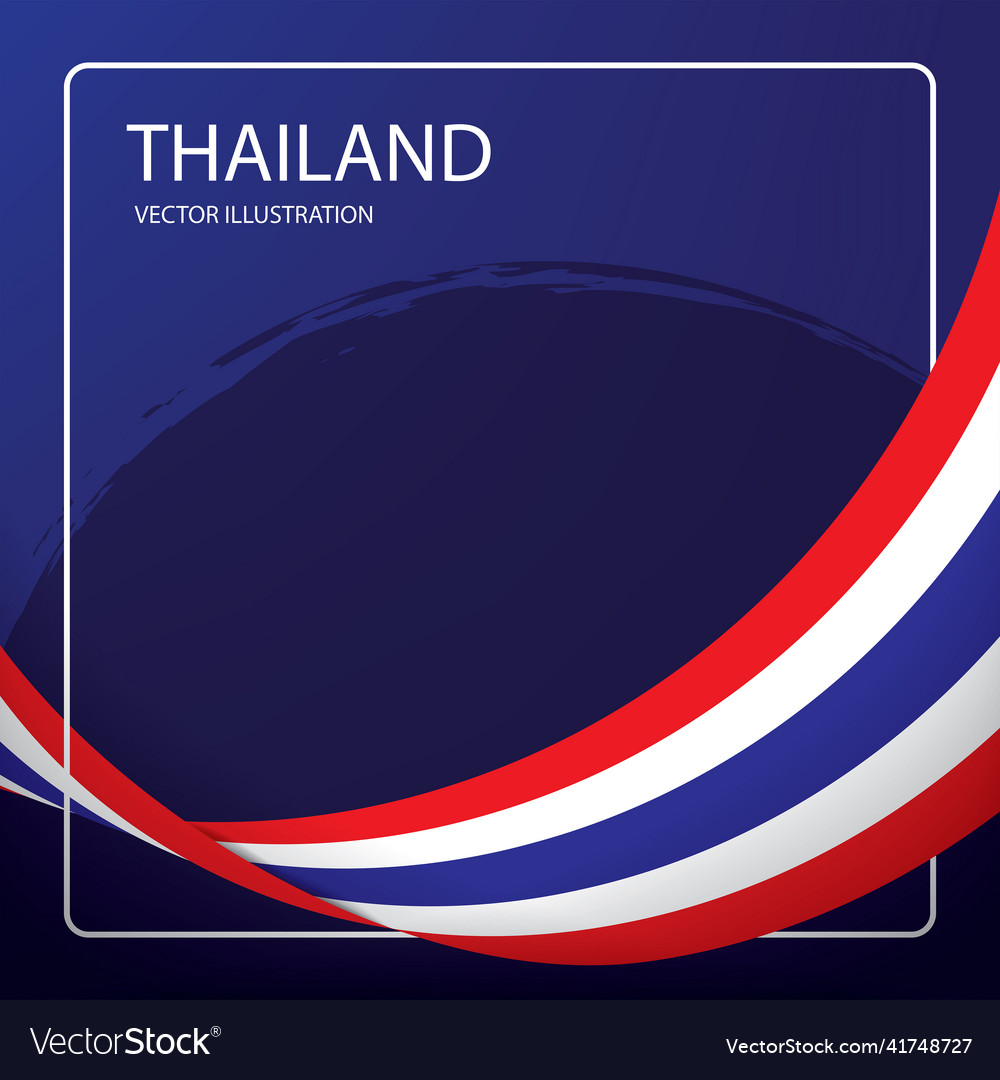 Flag of thailand banner design 0