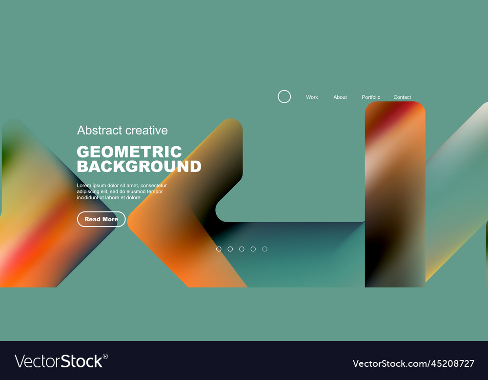 Fluid gradient triangles landing page background