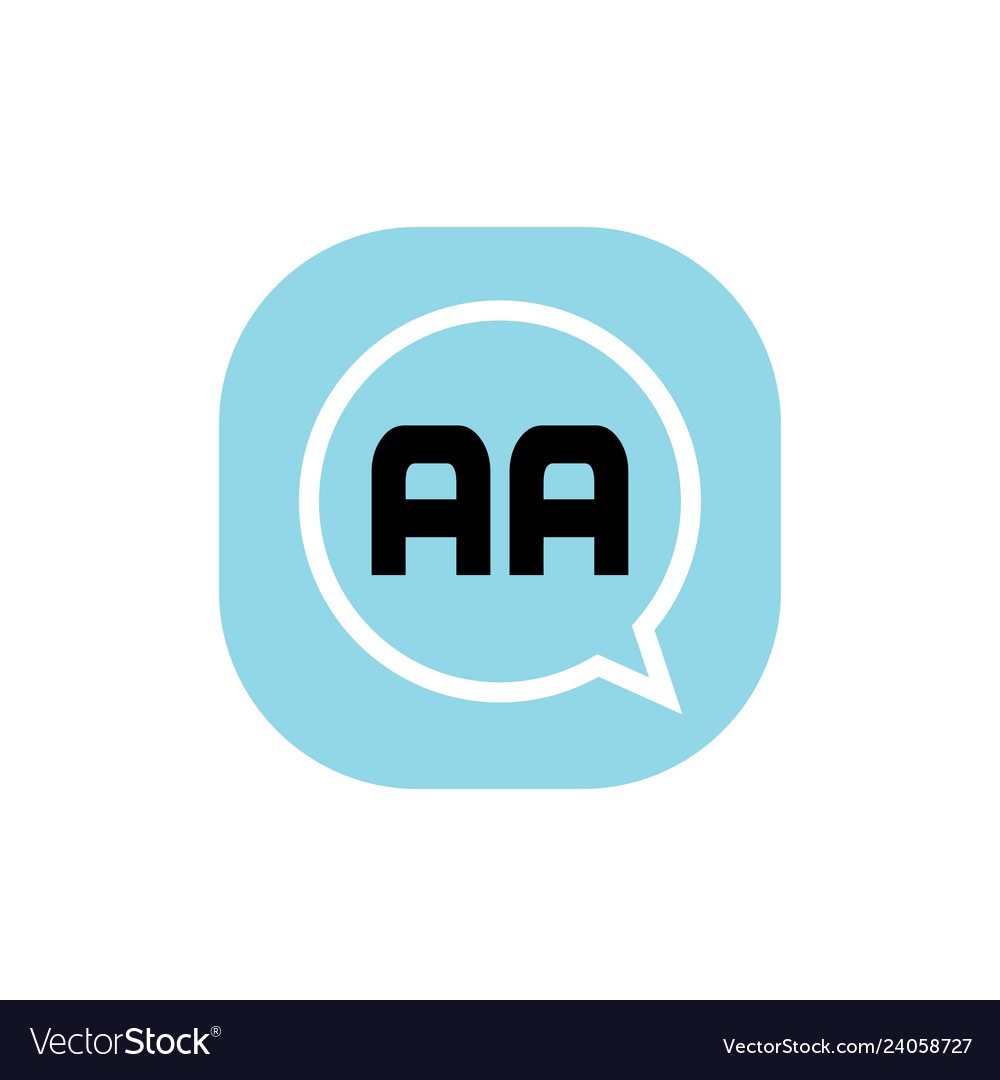 Initial letter logo aa template design Royalty Free Vector