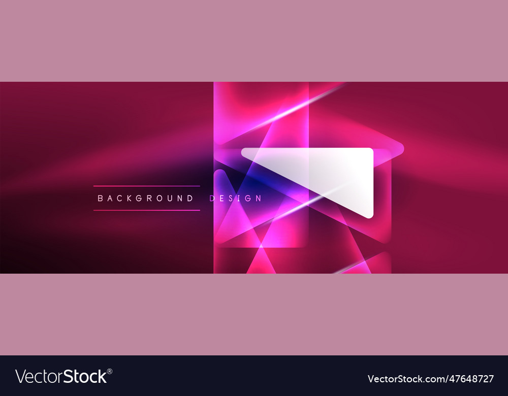 Neon lights hacking geometric background virtual
