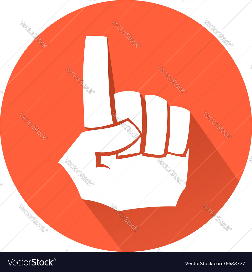 Pointing hand Royalty Free Vector Image - VectorStock