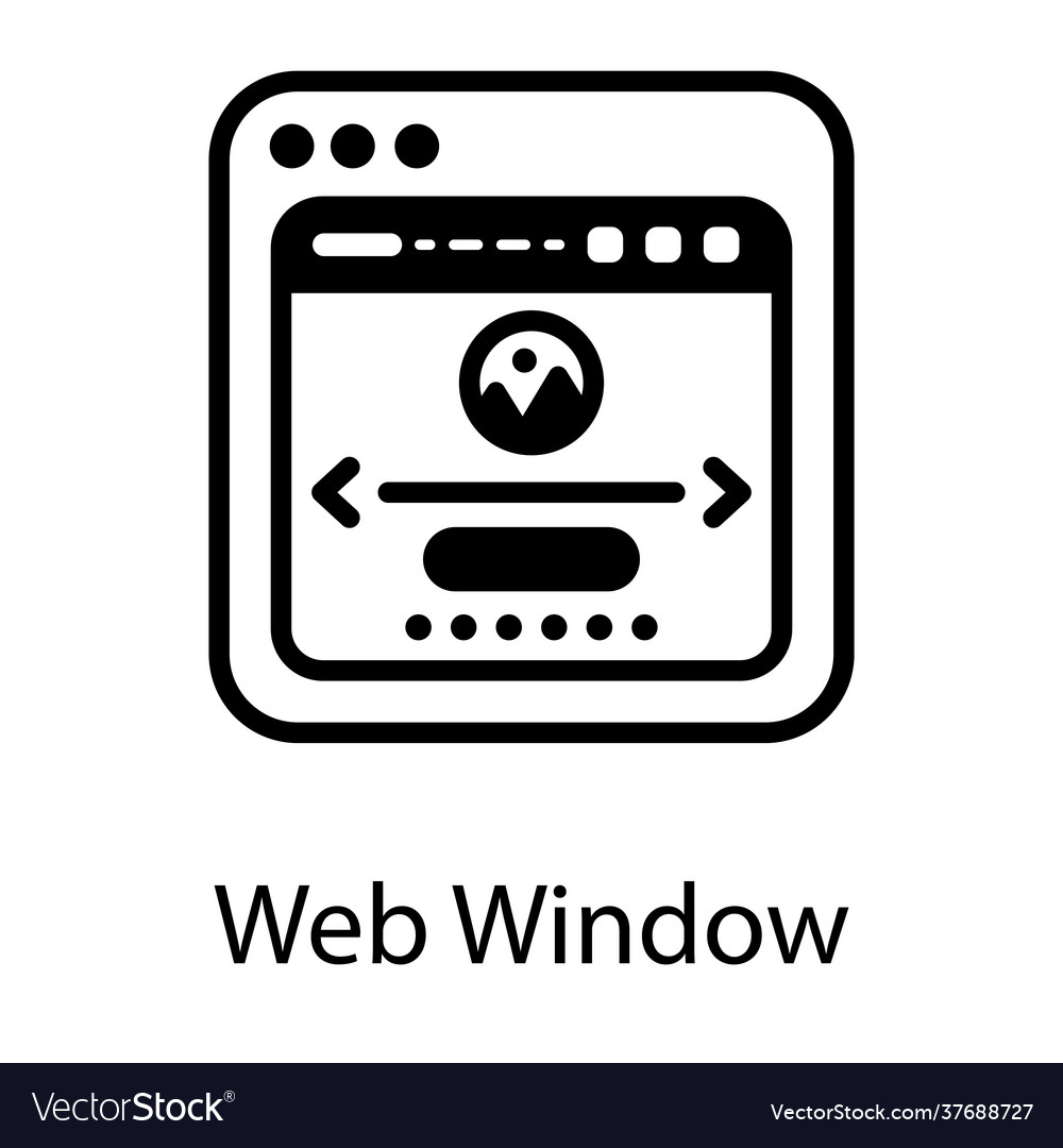 Web window