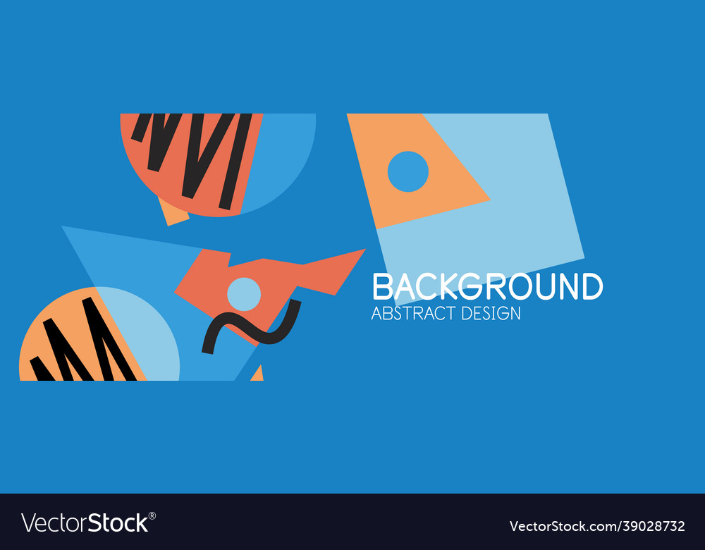 Abstract background with blocks lines geometric vector image Abstract background with blocks lines geometric