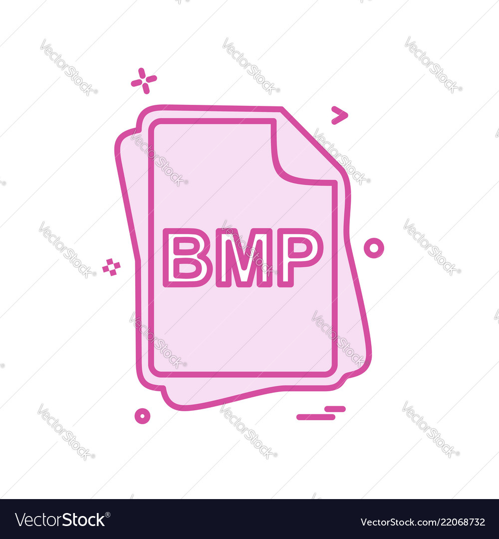 Bmp file type icon design