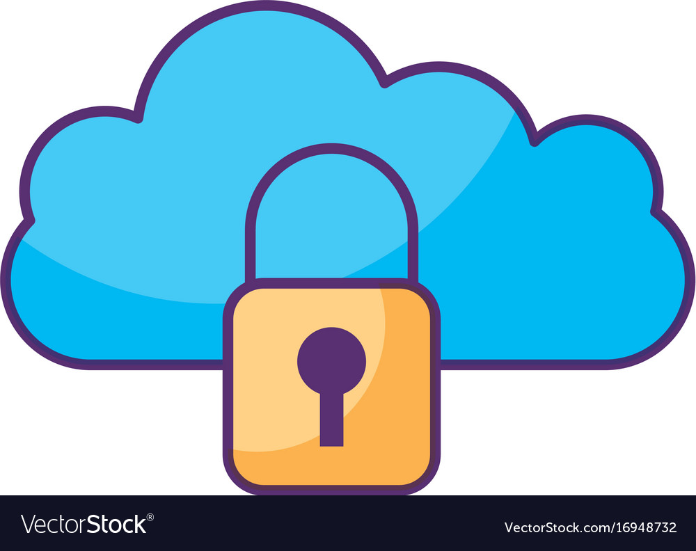 Cloud computing with padlock