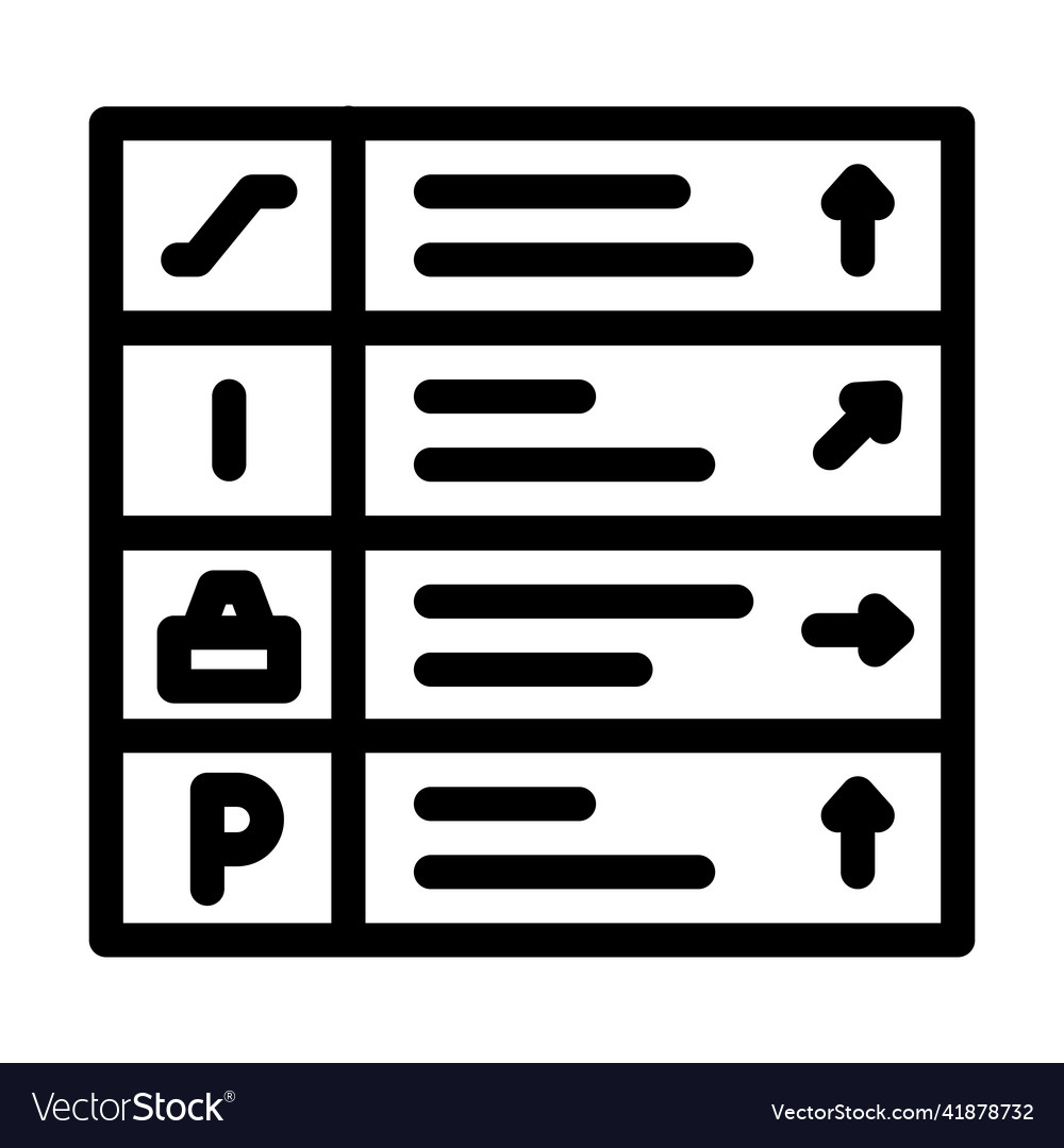 Pointer Richtung Linie Symbol