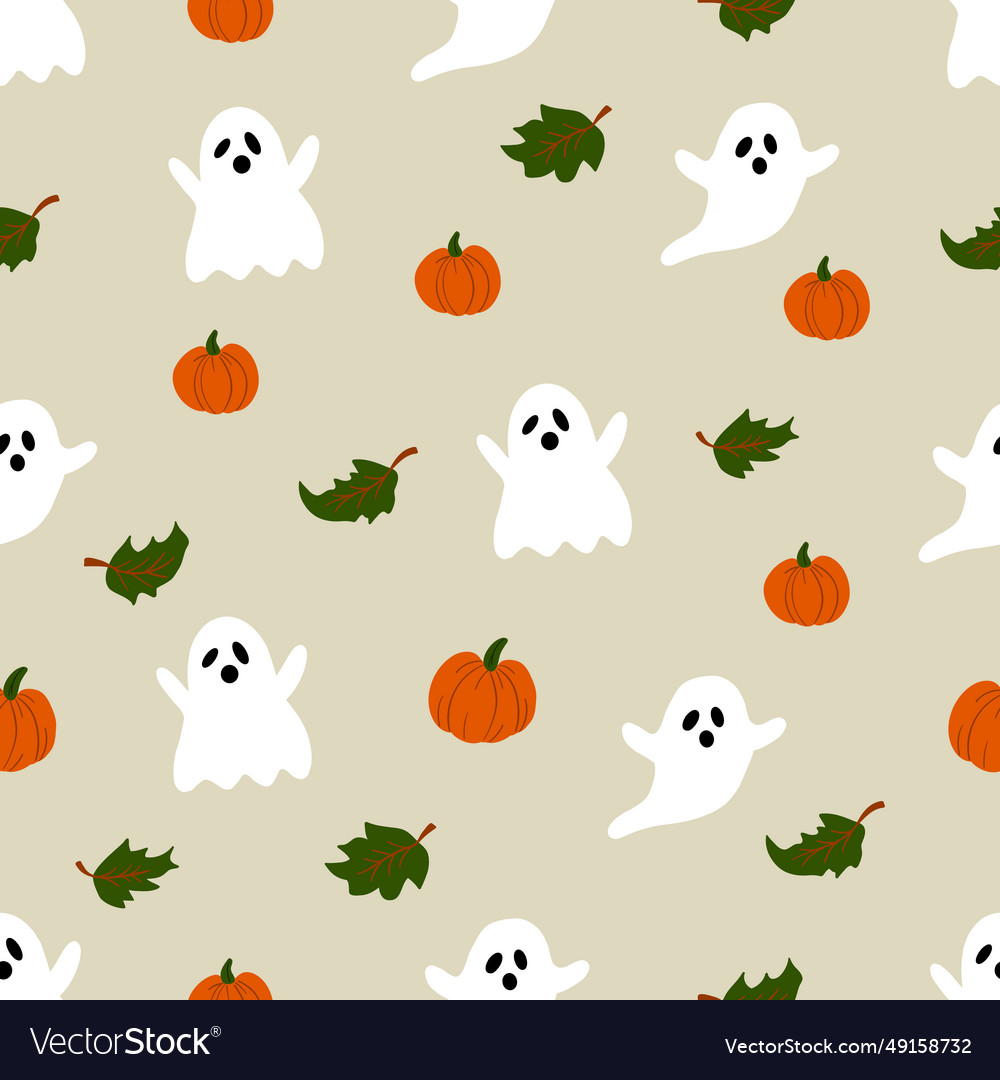 Seamless pattern with autumn elements vector image Seamless pattern with autumn elements