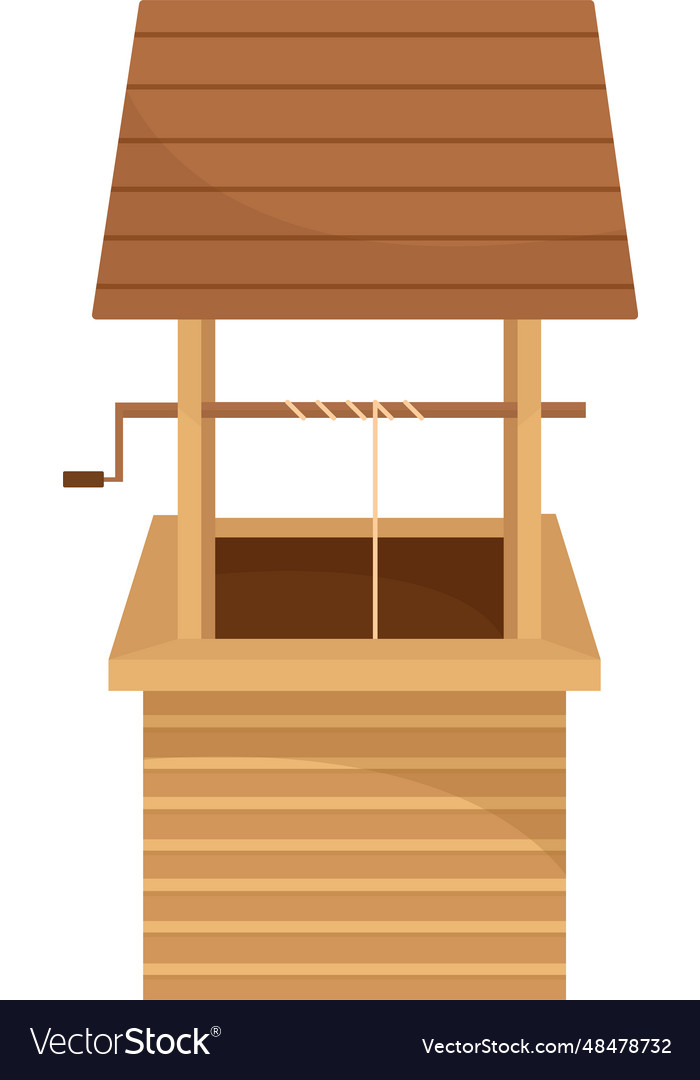 Wooden water well