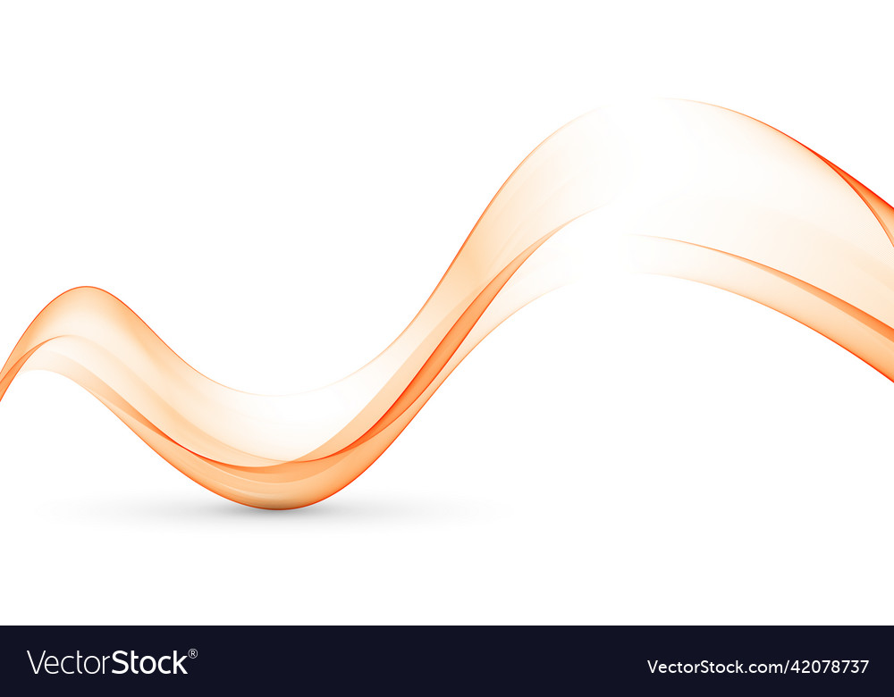 Abstract wave design element smooth vector image Abstract wave design element smooth
