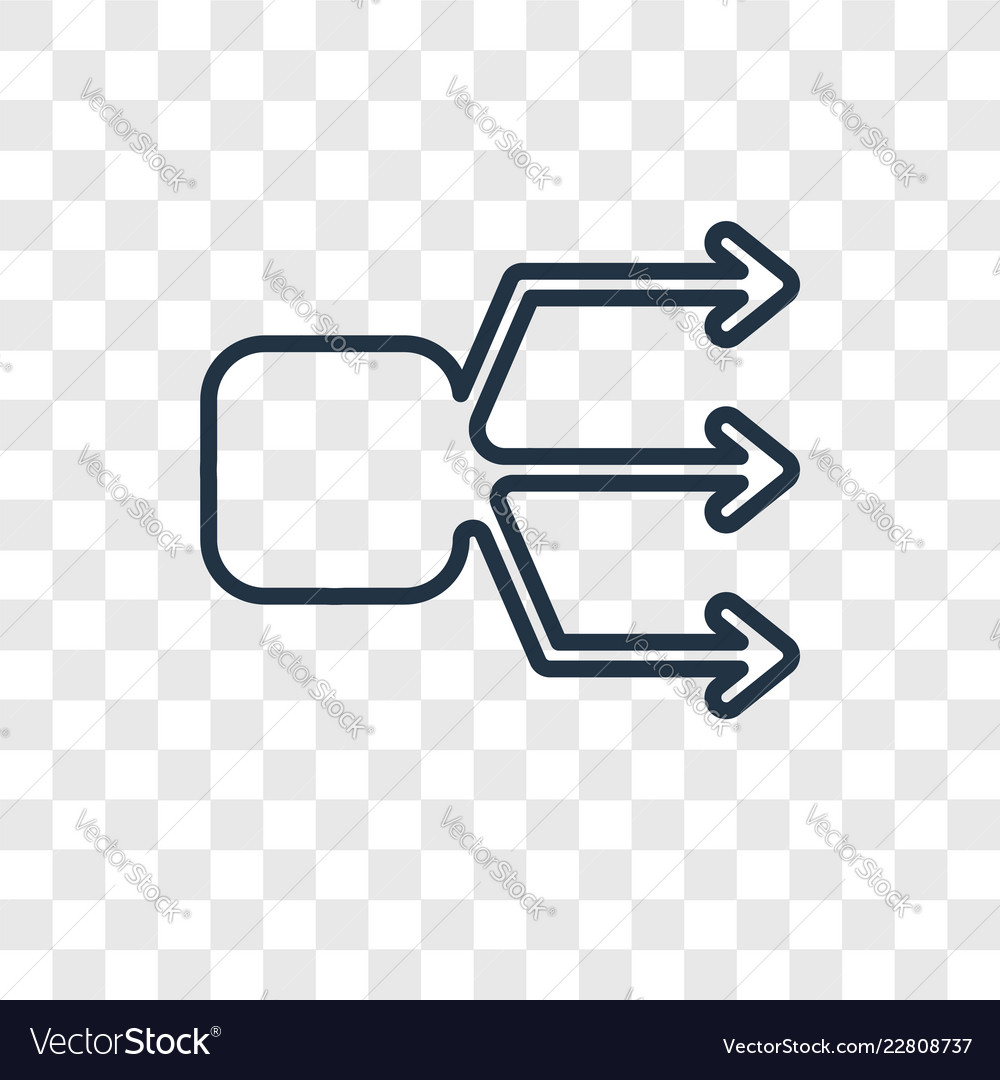 Multiply concept linear icon isolated vector image Multiply concept linear icon isolated