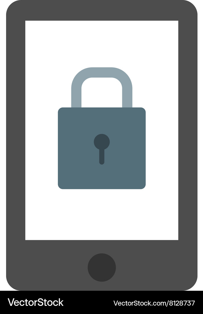 Secure device Royalty Free Vector Image - VectorStock