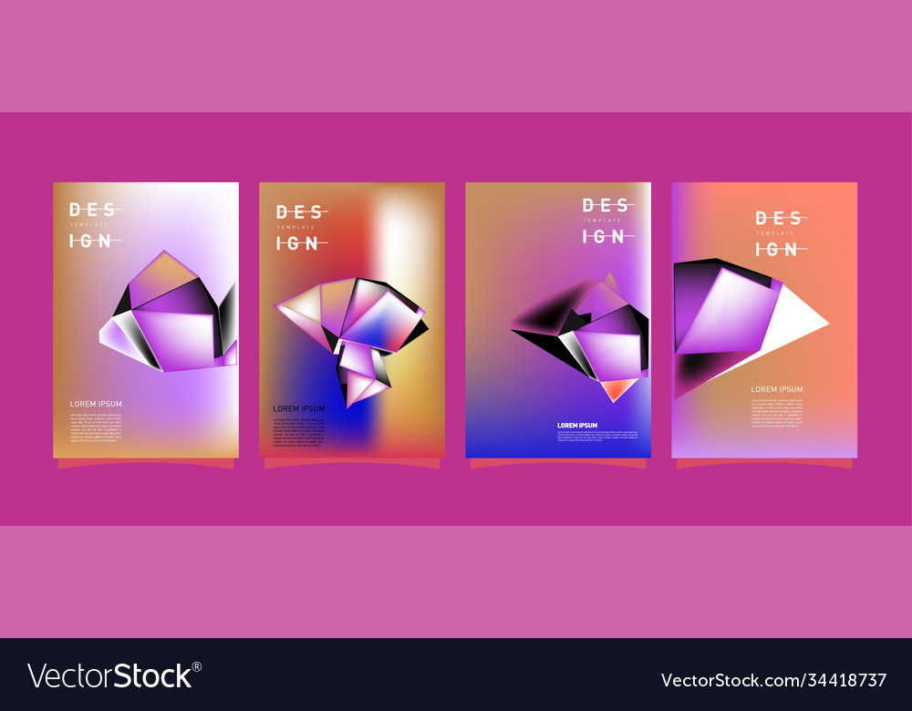 Simple colorful abstract geometric background Vector Image Simple colorful abstract geometric background