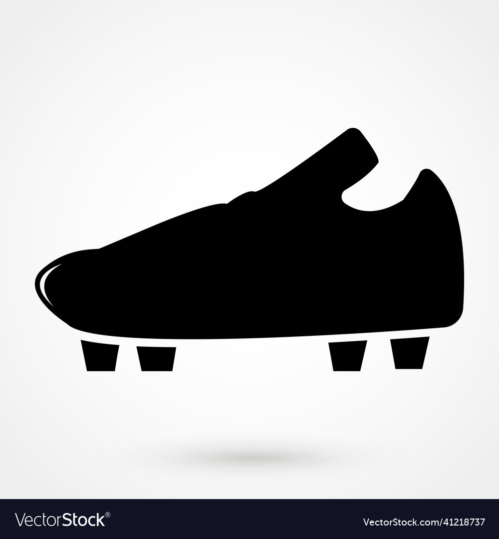 Soccer shoes icon vector image Soccer shoes icon