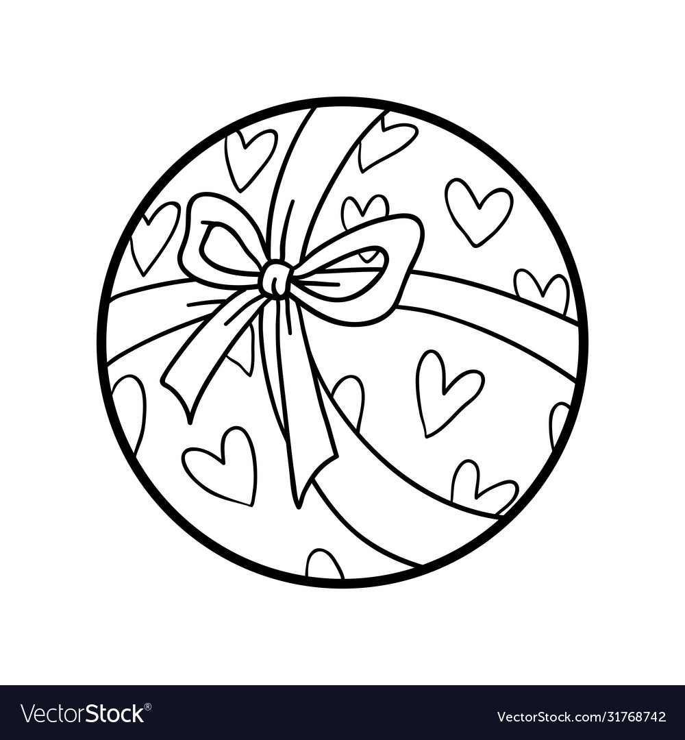 Coloring book gift Royalty Free Vector Image - VectorStock