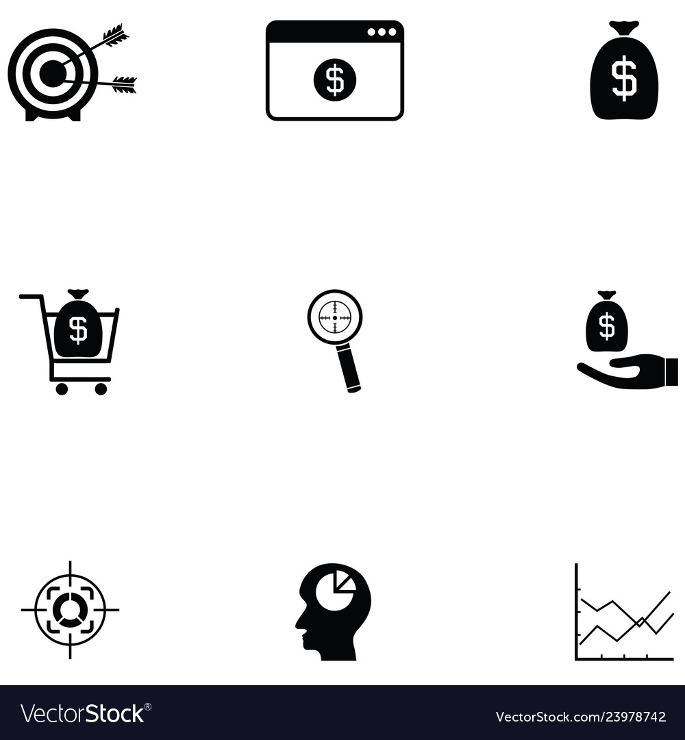 Finance icons set