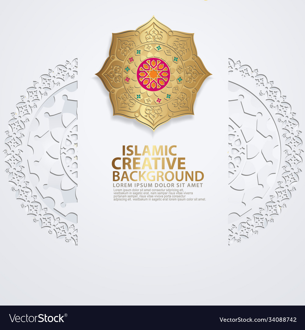 Islamic traditional wedding events and other Vector Image