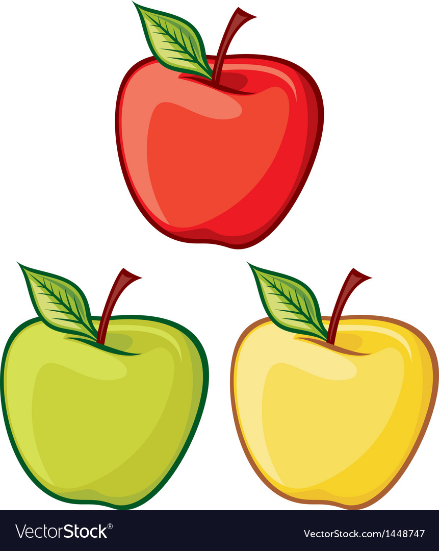 Download Apples Royalty Free Vector Image - VectorStock