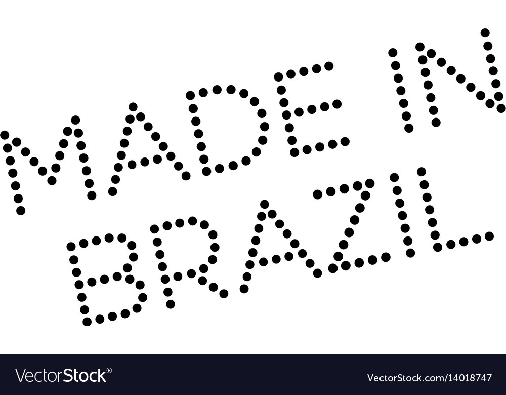 Made in brazil rubber stamp