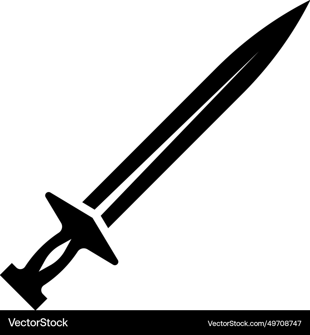 Sword icon Royalty Free Vector Image - VectorStock