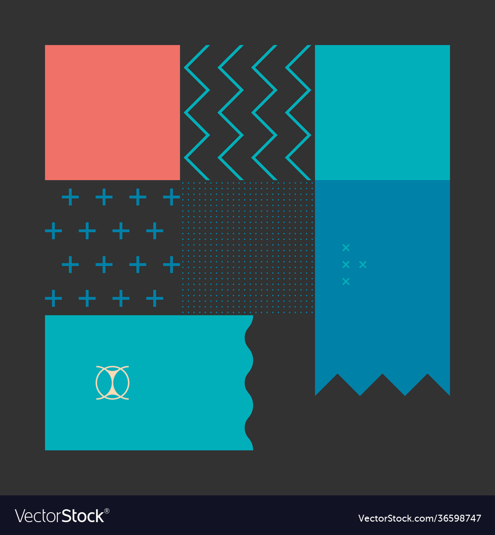 Technology abstract pattern design vector image Technology abstract pattern design