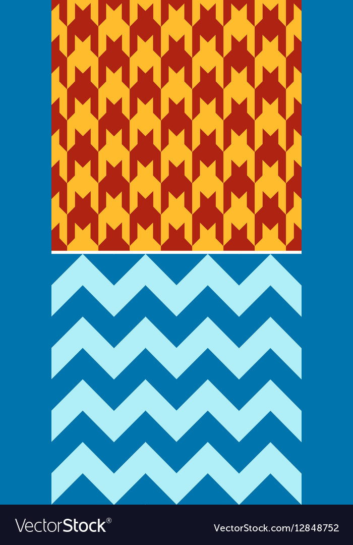 Abstract seamless pattern set
