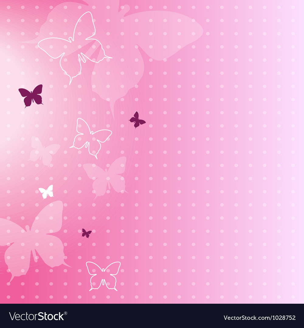 Abstract spring butterfly background