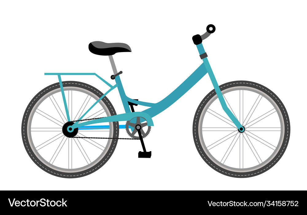 Bicycle flat icon Royalty Free Vector Image - VectorStock