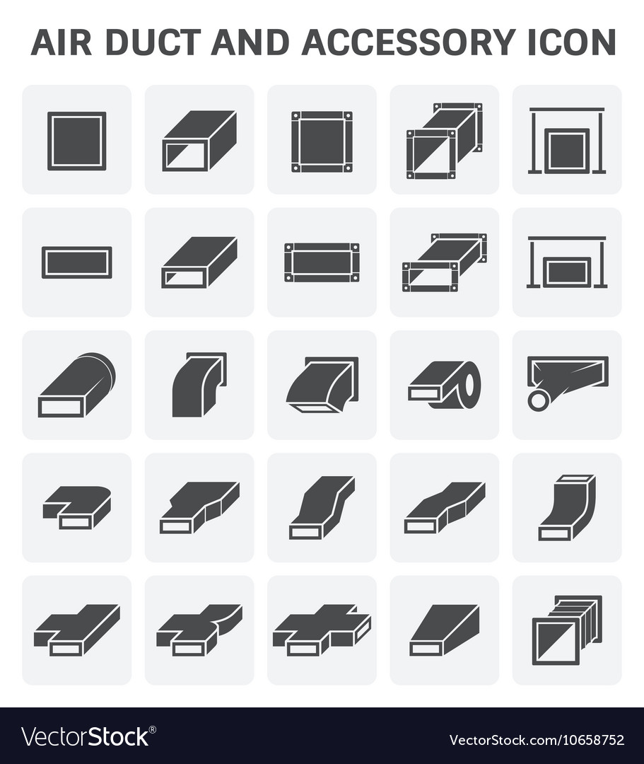 Duct pipe icon