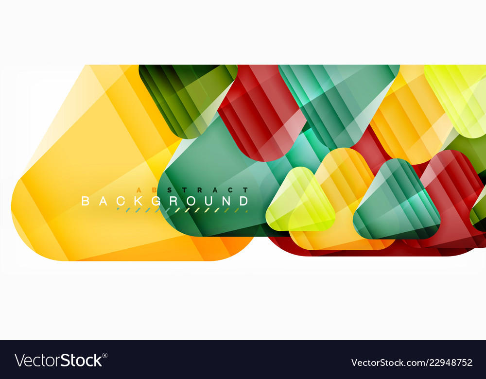 Geometric abstract background triangles vector image Geometric abstract background triangles