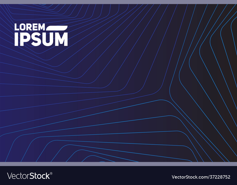 Modern wave curve abstract presentation