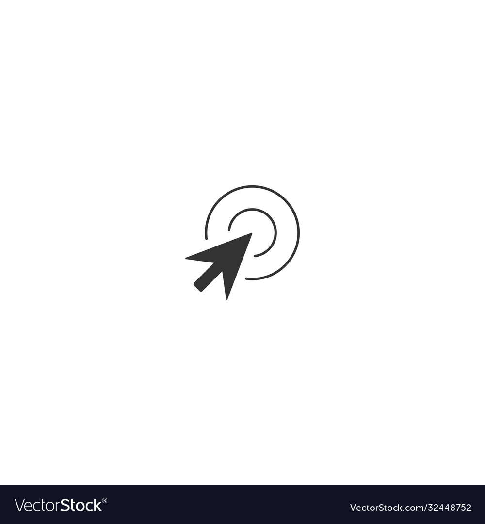 Mouse cursor pointer icon logo