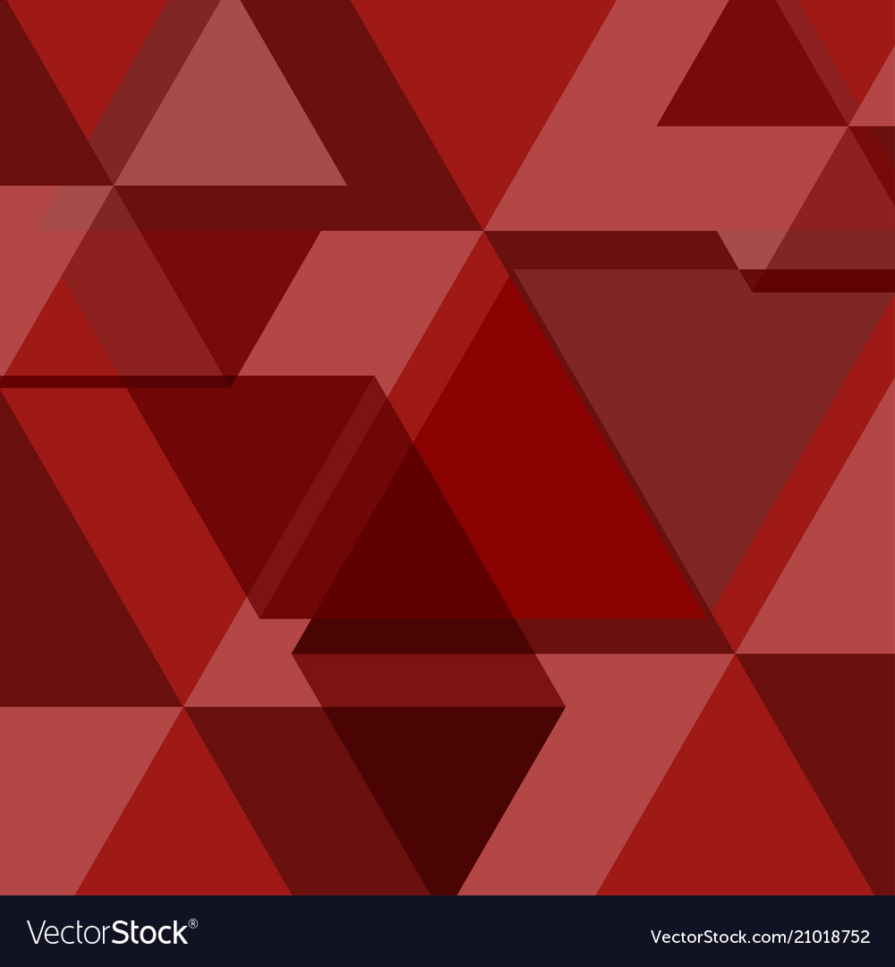 Red Geometric Background