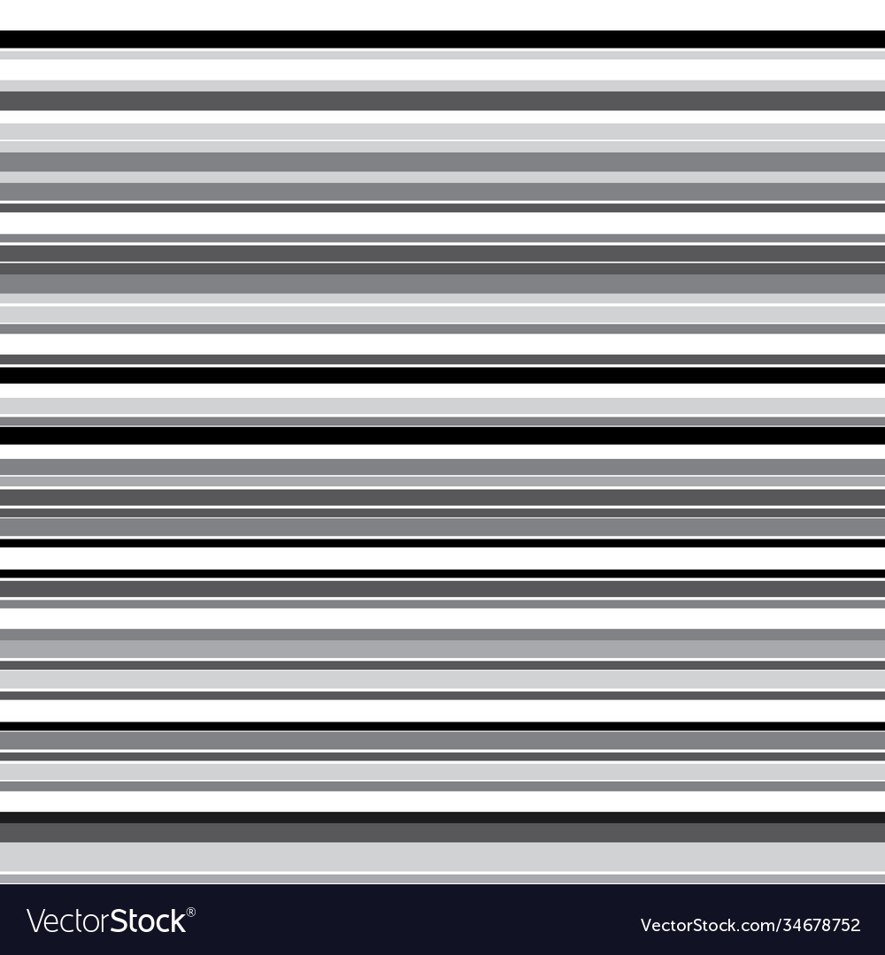Seamless pattern with horizontal gray lines vector image Seamless pattern with horizontal gray lines