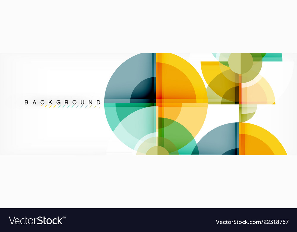 Circle abstract background vector image Circle abstract background