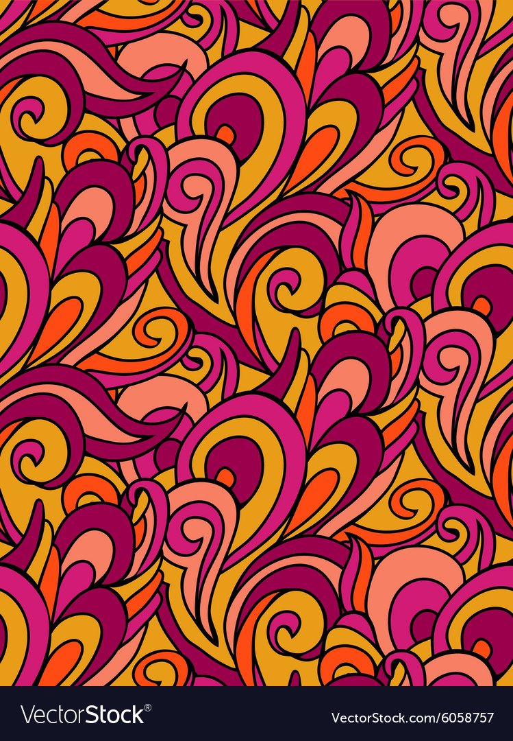 Colorful Swirl Wave Pattern