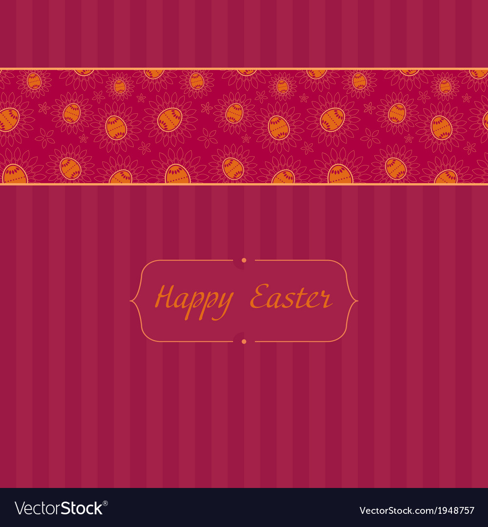 Easter greeting card