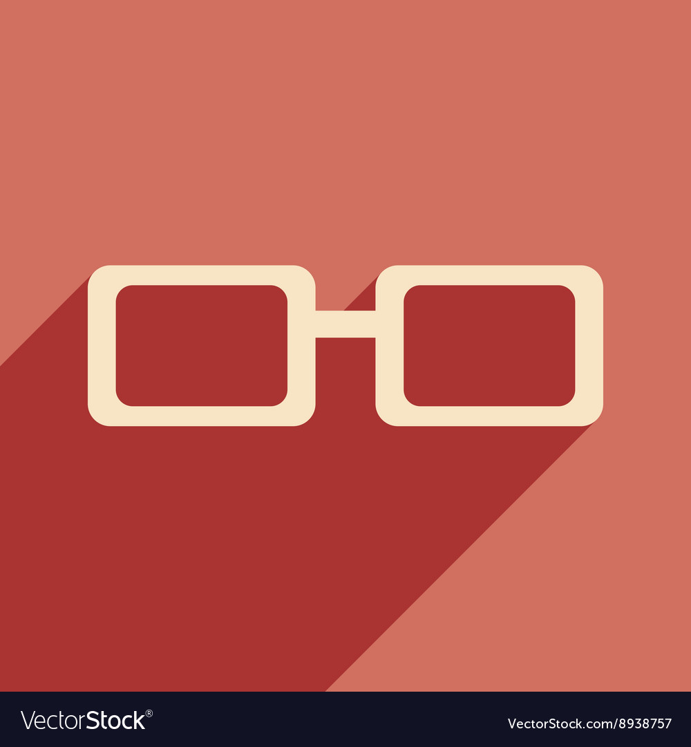 Flat with shadow icon and mobile application