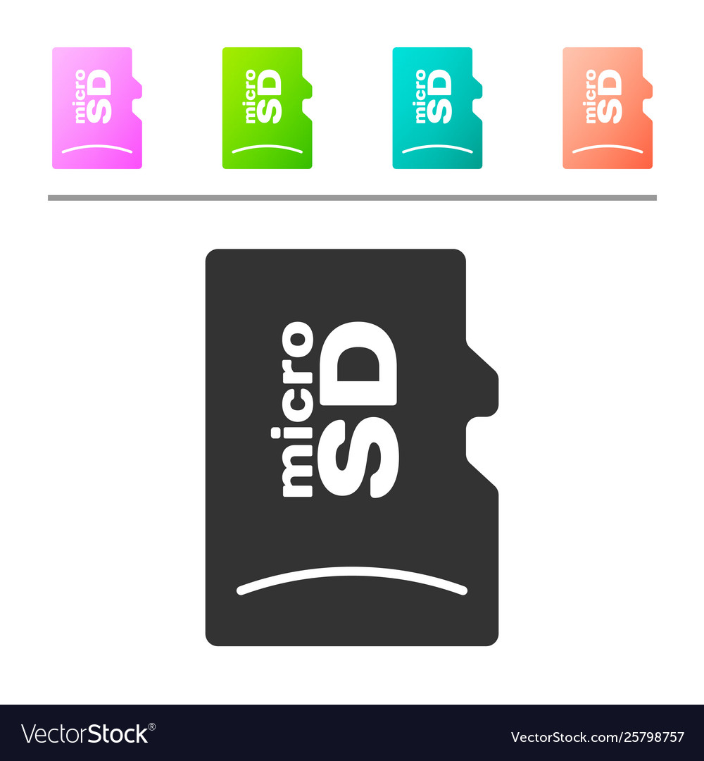 Sd Card Icon, Vector Logo Illustration, Pictogram Isolated on White. Stock  Vector - Illustration of micro, black: 92994009