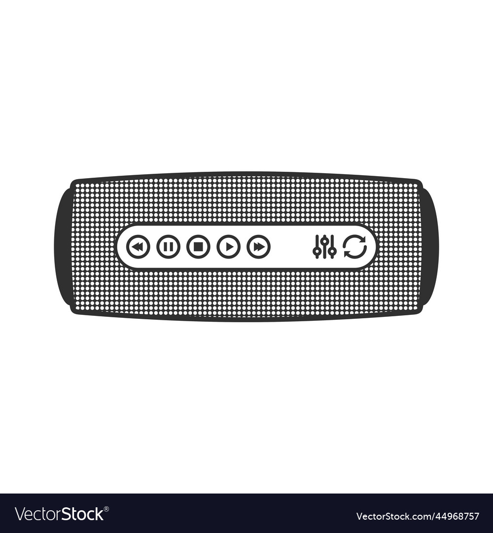 Portable speaker Royalty Free Vector Image - VectorStock