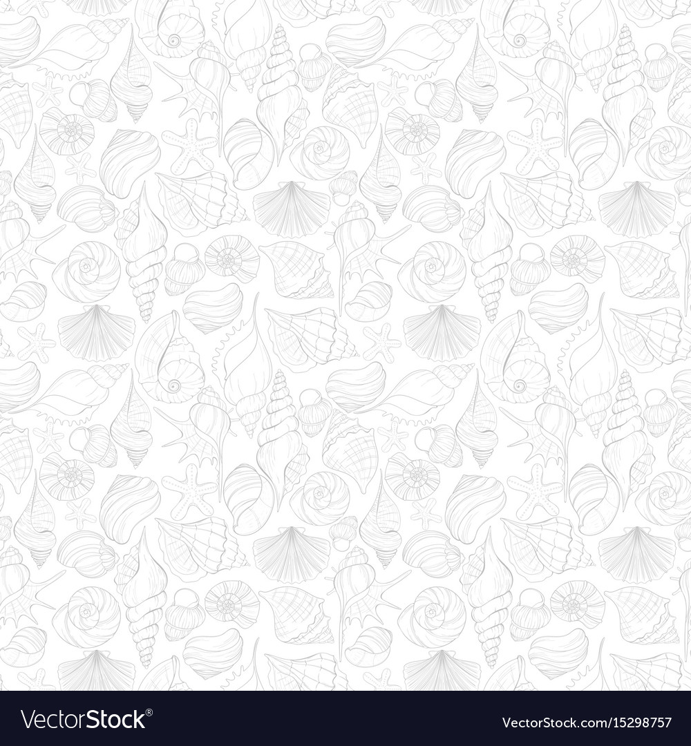 Seashell Ocean Pattern