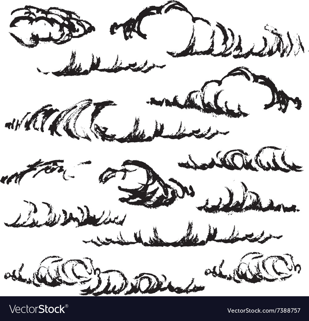 Sketch of clouds