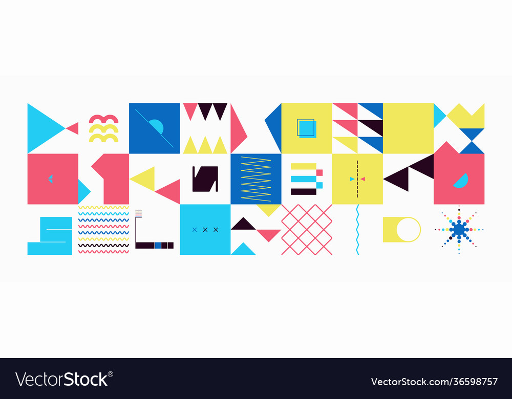 Technology abstract pattern design vector image Technology abstract pattern design