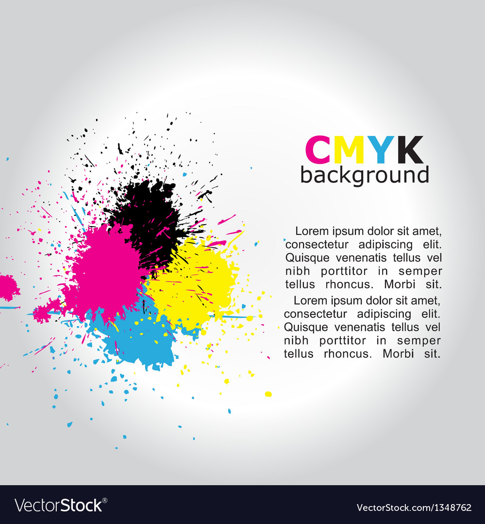 Cmyk Background Royalty Free Vector Image Vectorstock