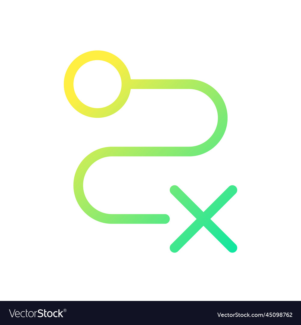 Delivery failed pixel perfect gradient linear ui vector image Delivery failed pixel perfect gradient linear ui