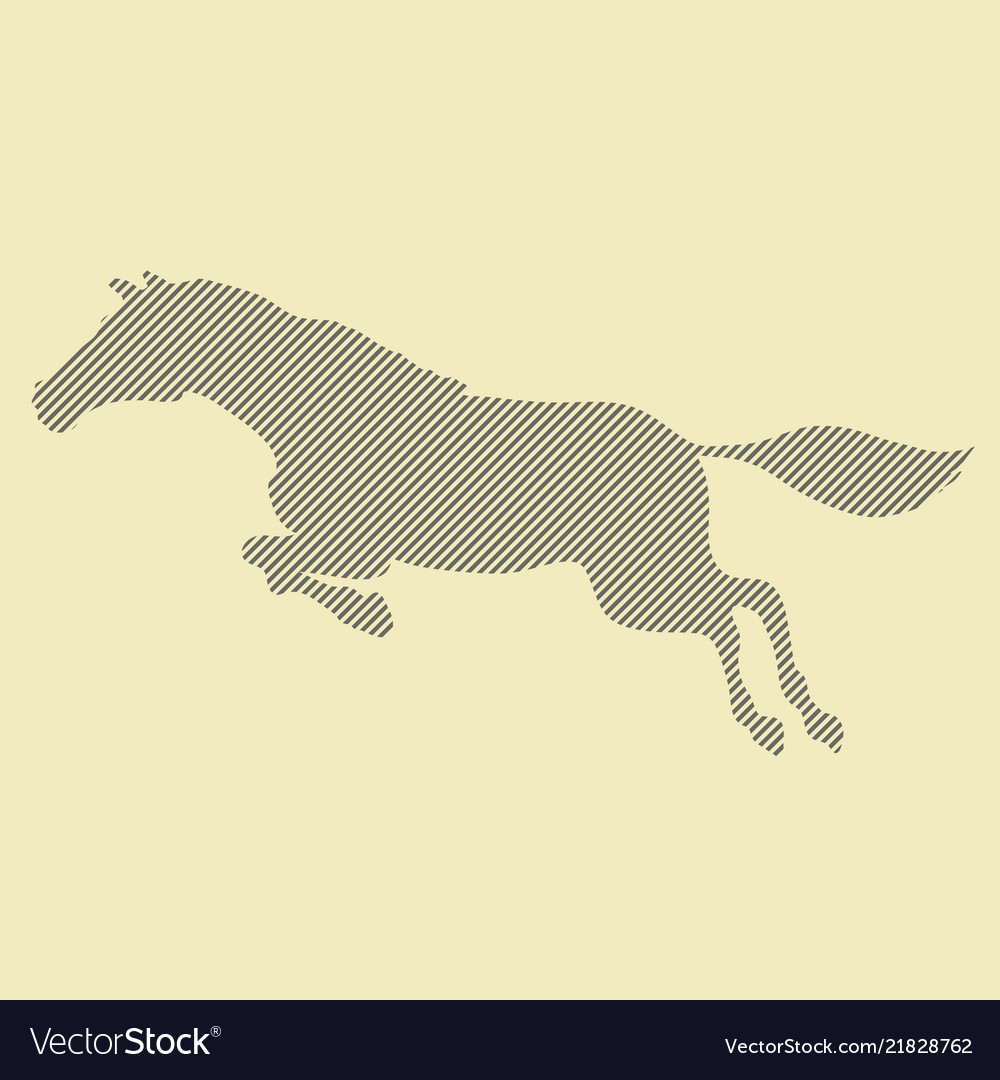 Jumping horse